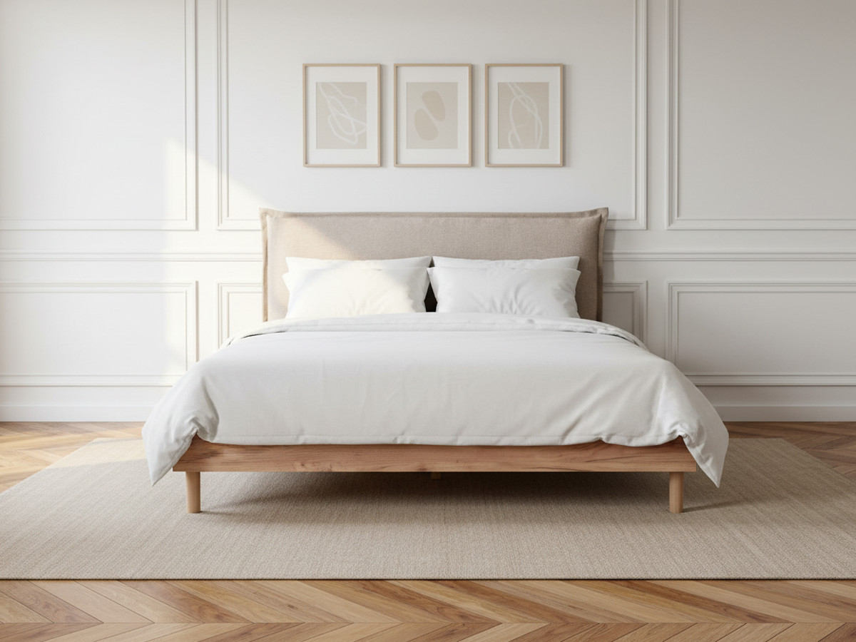 CHARLIE bed met massieve lattenbodem