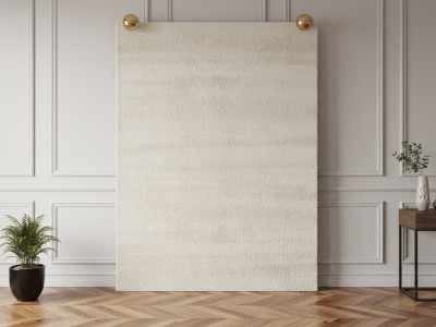 Tapis poils ras lavable MIREILLE uni