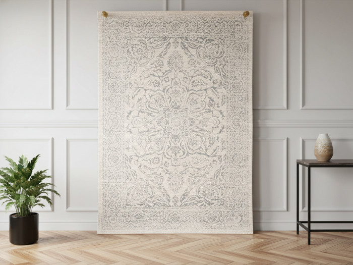 Tapis poil ras HIND motif abstrait
