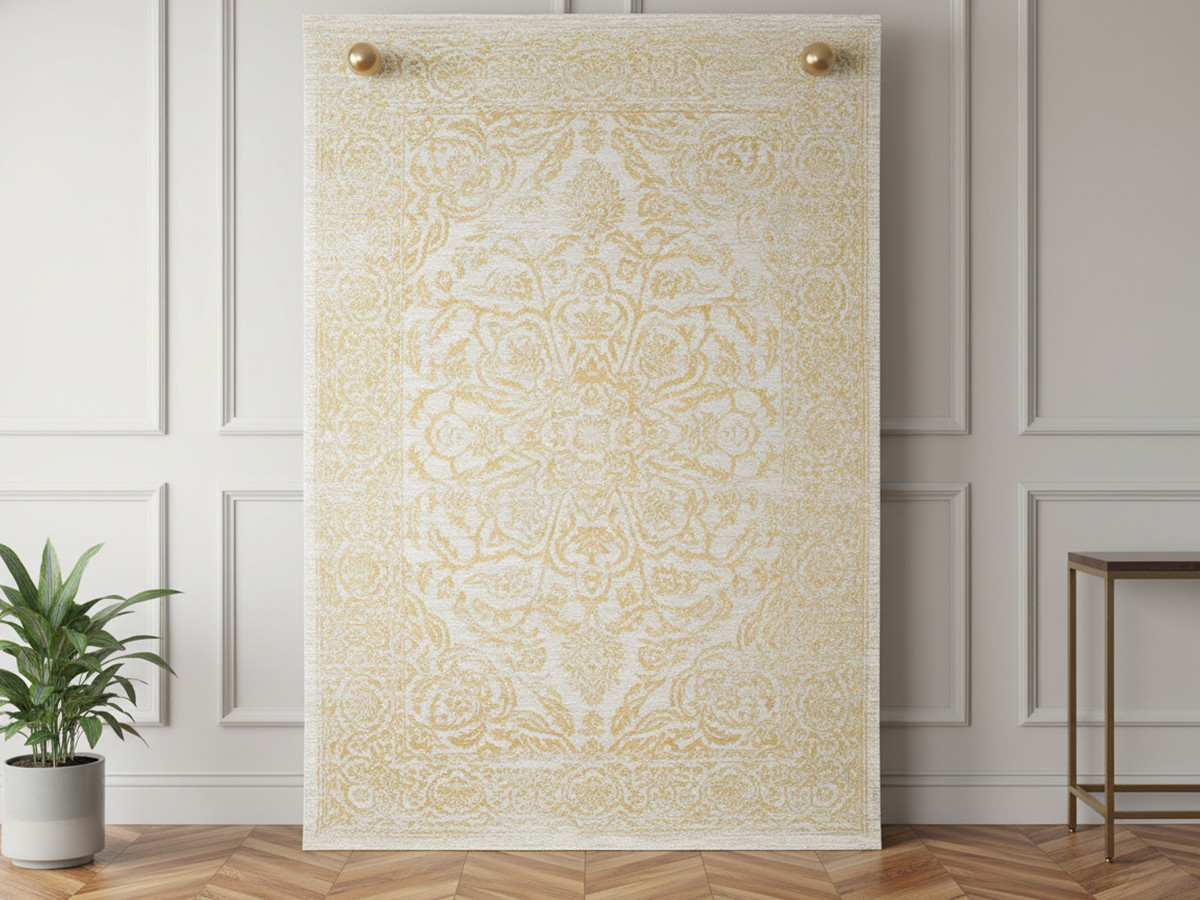 Tapis poil ras HIND motif abstrait