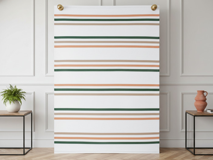 Tapis poils ras BERENICE motif abstrait