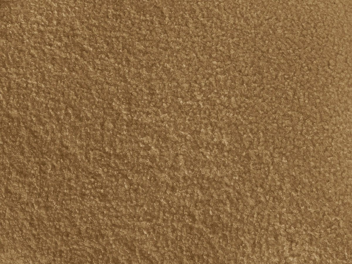 Canapé droit convertible KENAN ouverture express tissu bouclette