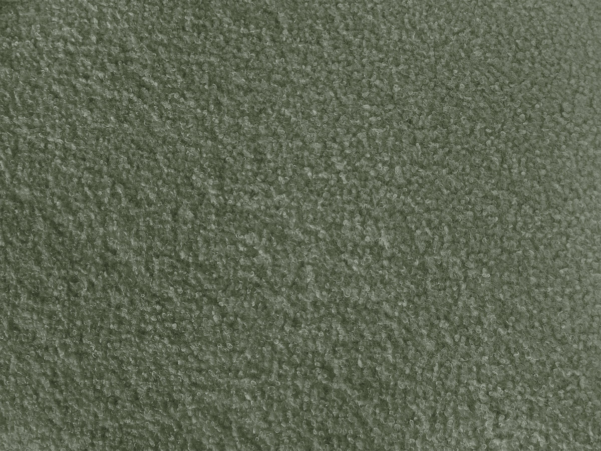 Canapé droit convertible KENAN ouverture express tissu bouclette