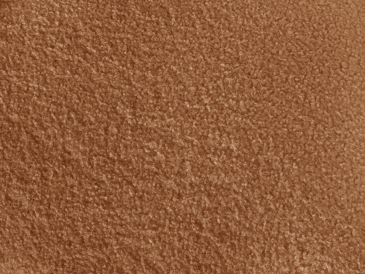 Canapé droit convertible KENAN ouverture express tissu bouclette