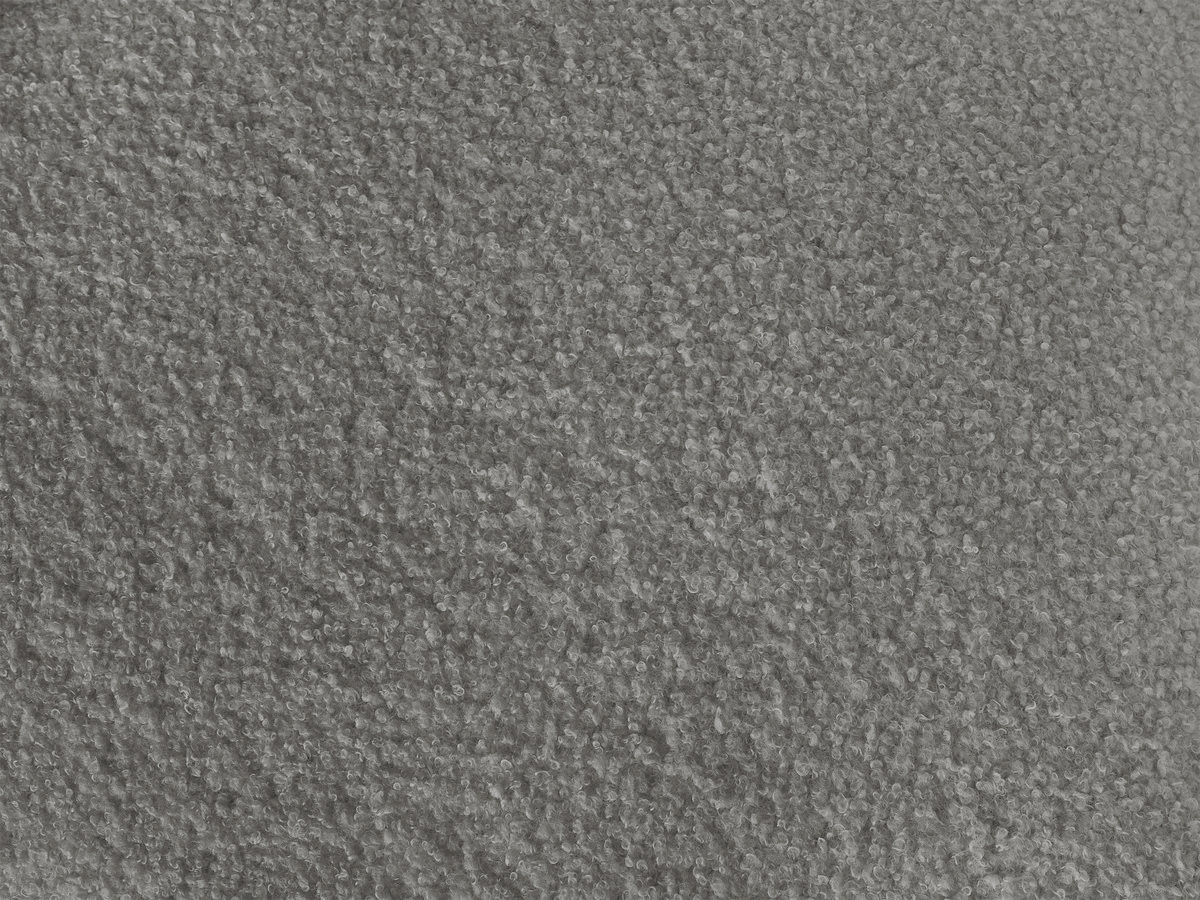 Canapé droit convertible KENAN ouverture express tissu bouclette