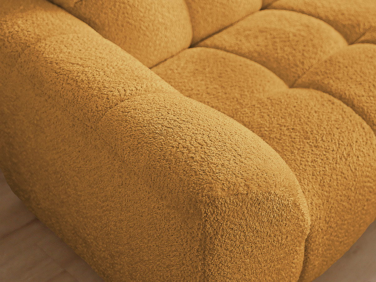 JAYA vaste hoekbank in chenillestof