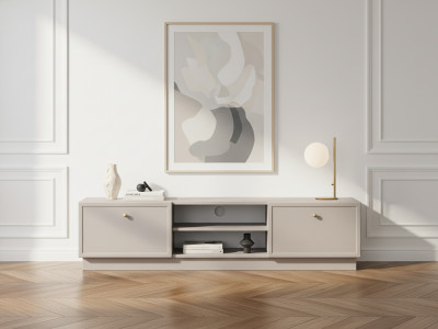 Meuble TV 2 tiroirs 150 cm LORINA