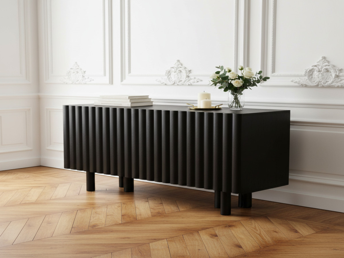 GABRIEL dressoir met 4 deuren, 160 cm, massief mangohout