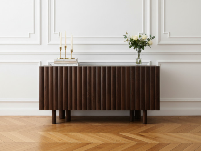 Buffet TAMIRA 4 portes 160cm manguier