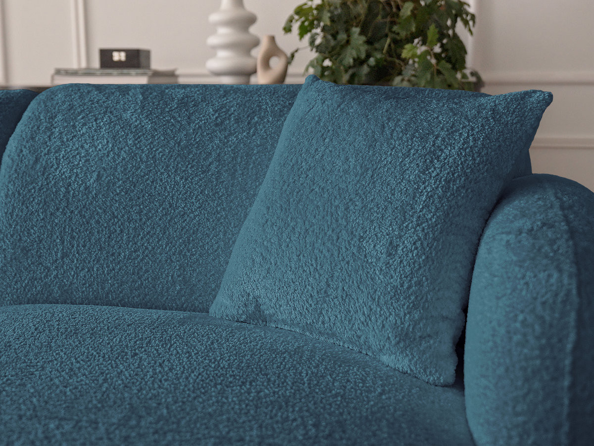ANDA modulaire vaste panoramabank met 3 fauteuils, 1 chaise longue, 2 hoekelementen en 1 poef.