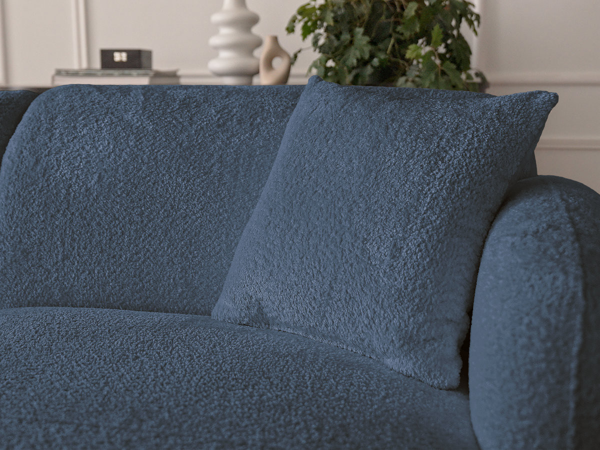ANDA modulaire vaste panoramabank met 3 fauteuils, 1 chaise longue, 2 hoekelementen en 1 poef.