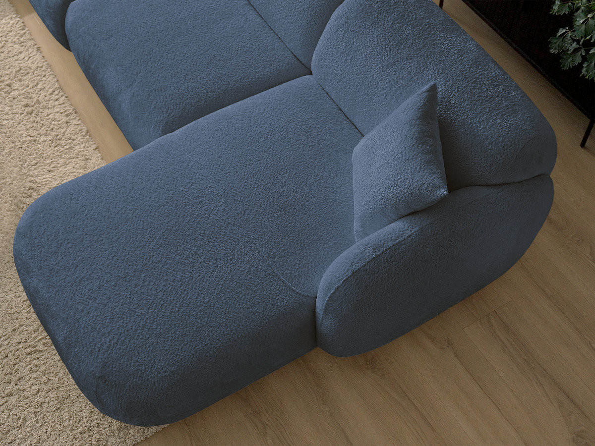 ANDA modulaire vaste panoramabank met 3 fauteuils, 1 chaise longue, 2 hoekelementen en 1 poef.