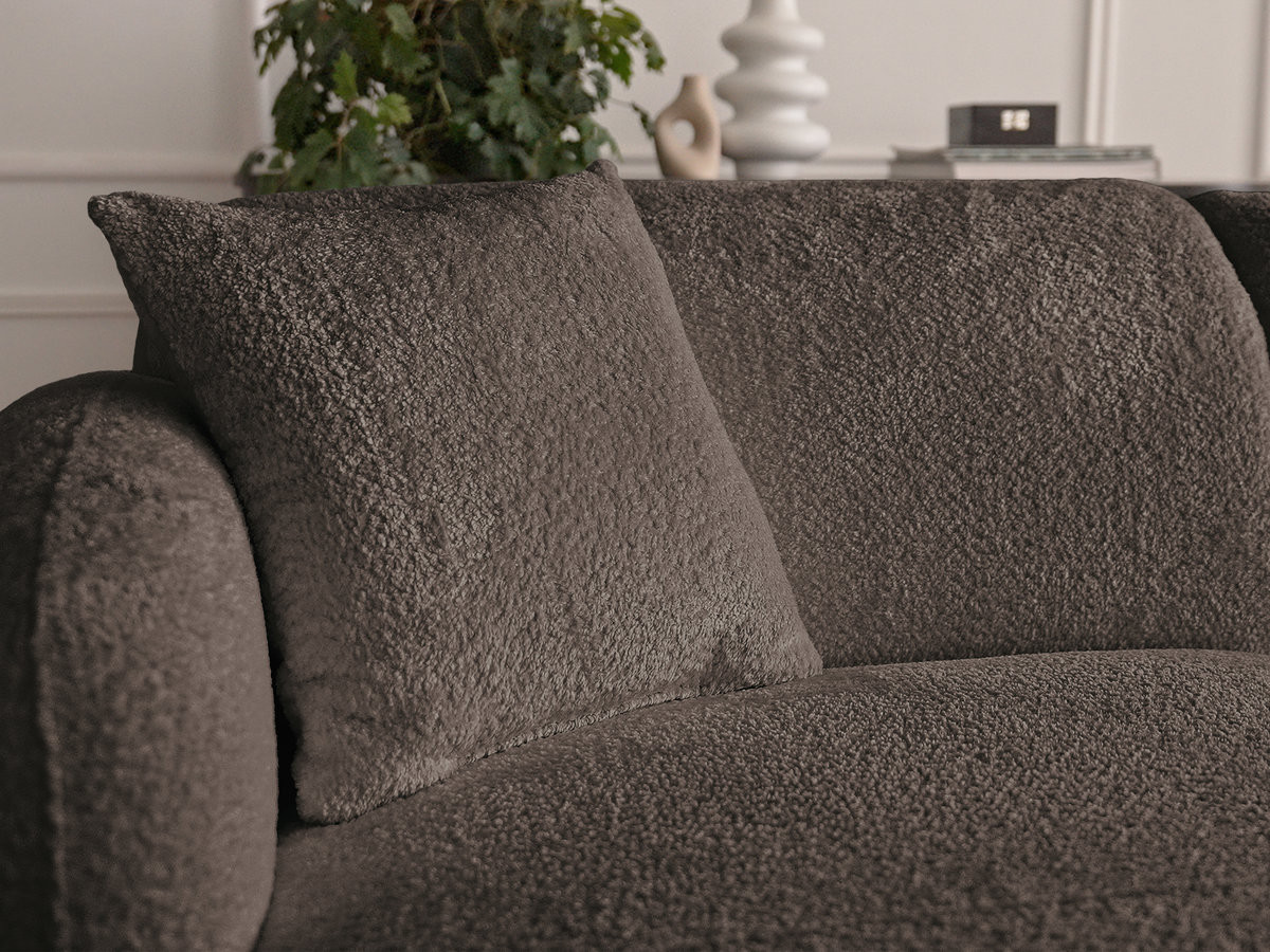 Canapé panoramique modulable ANDA marron — vue 6