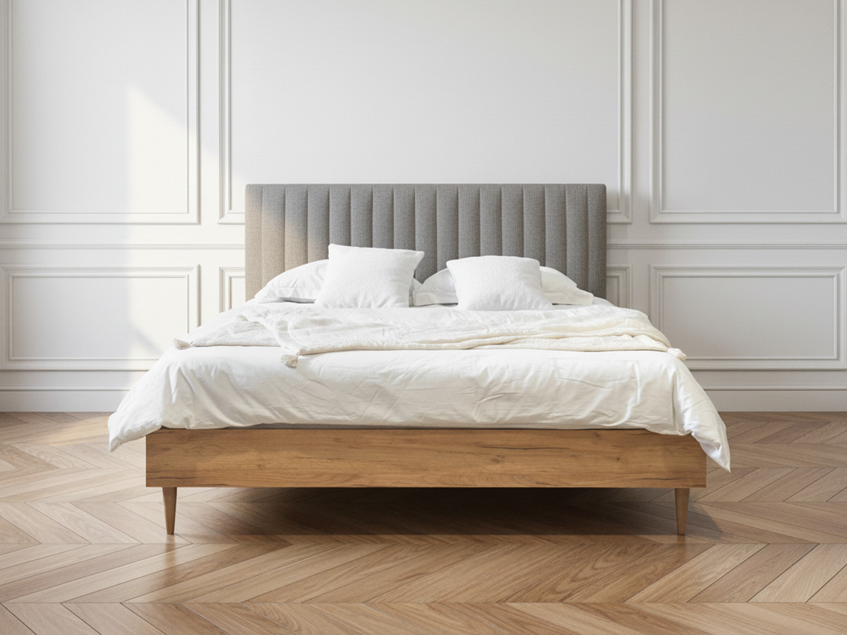 Lit OCEANE avec lattes massives