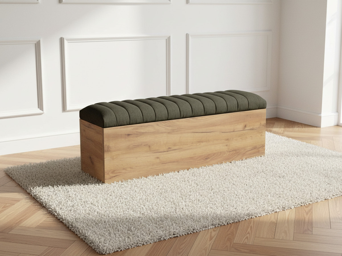 Bout de lit OCEANE vert — vue 4