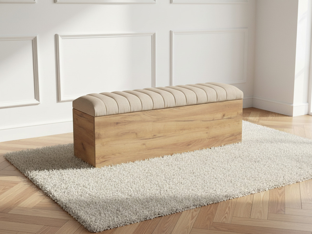 Bout de lit OCEANE beige — vue 4