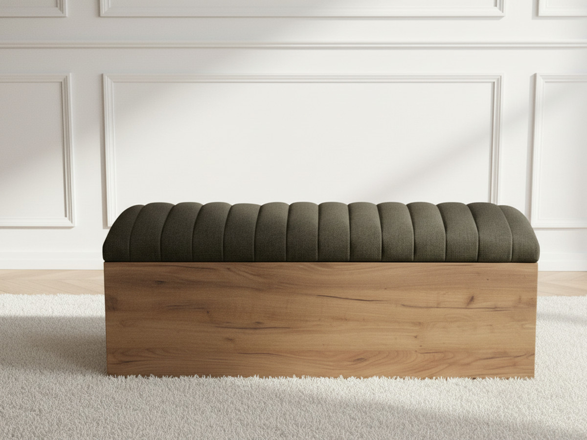 Bout de lit OCEANE vert