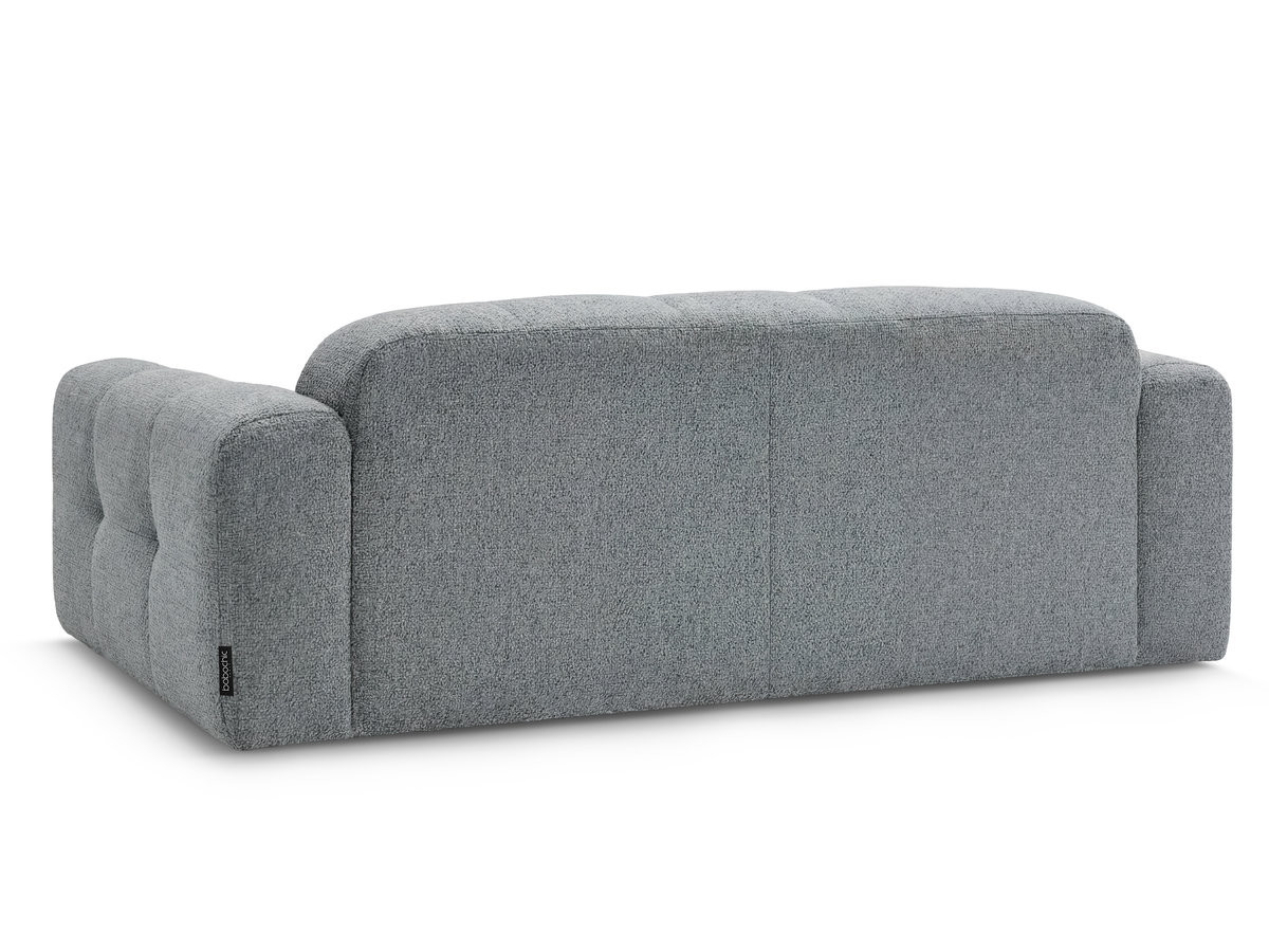 Canapé droit fixe 3 places LAURA tissu chiné