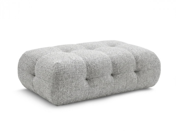 Pouf grand LAURA tissu chiné