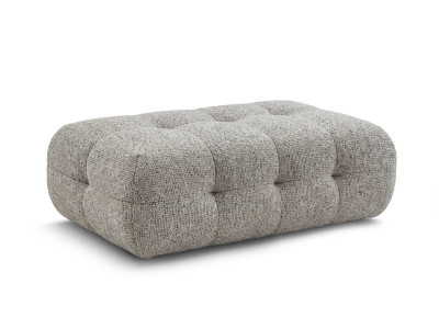 Pouf grand LAURA tissu chiné