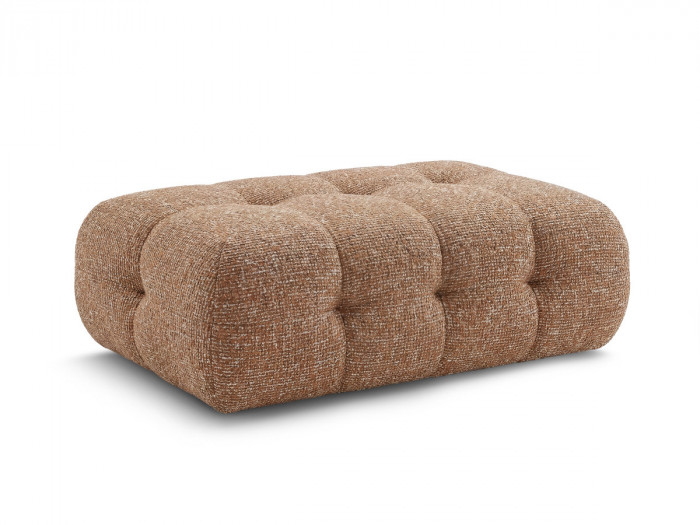 Pouf grand LAURA tissu chiné