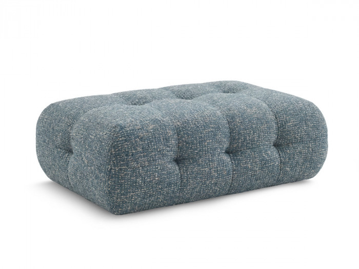 Pouf grand LAURA tissu chiné