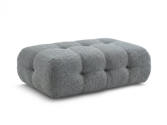 Pouf grand LAURA tissu chiné