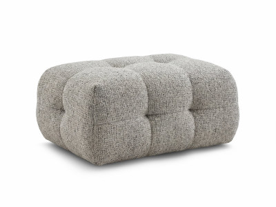 Pouf petit LAURA tissu chiné