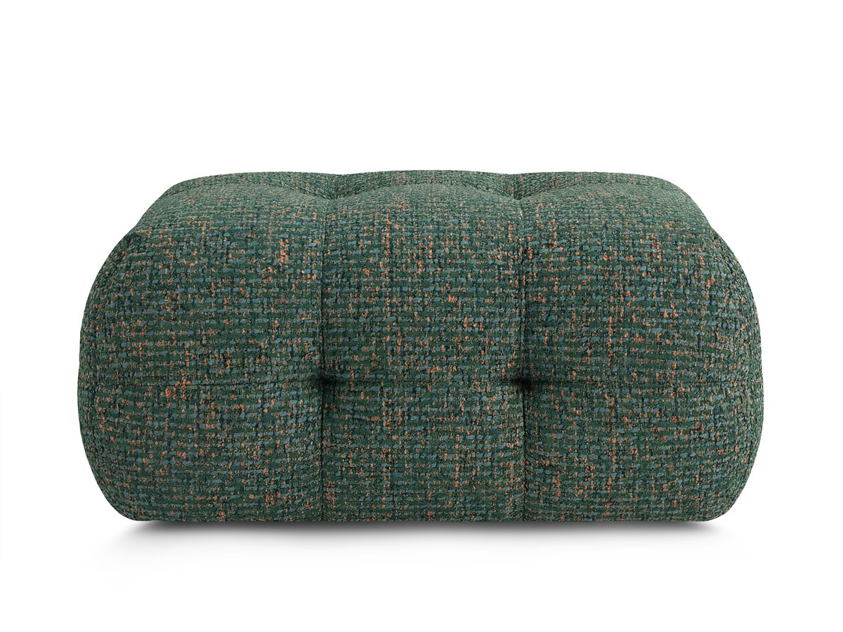 Pouf petit LAURA tissu chiné