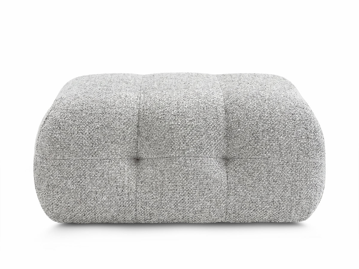 Pouf petit LAURA tissu chiné