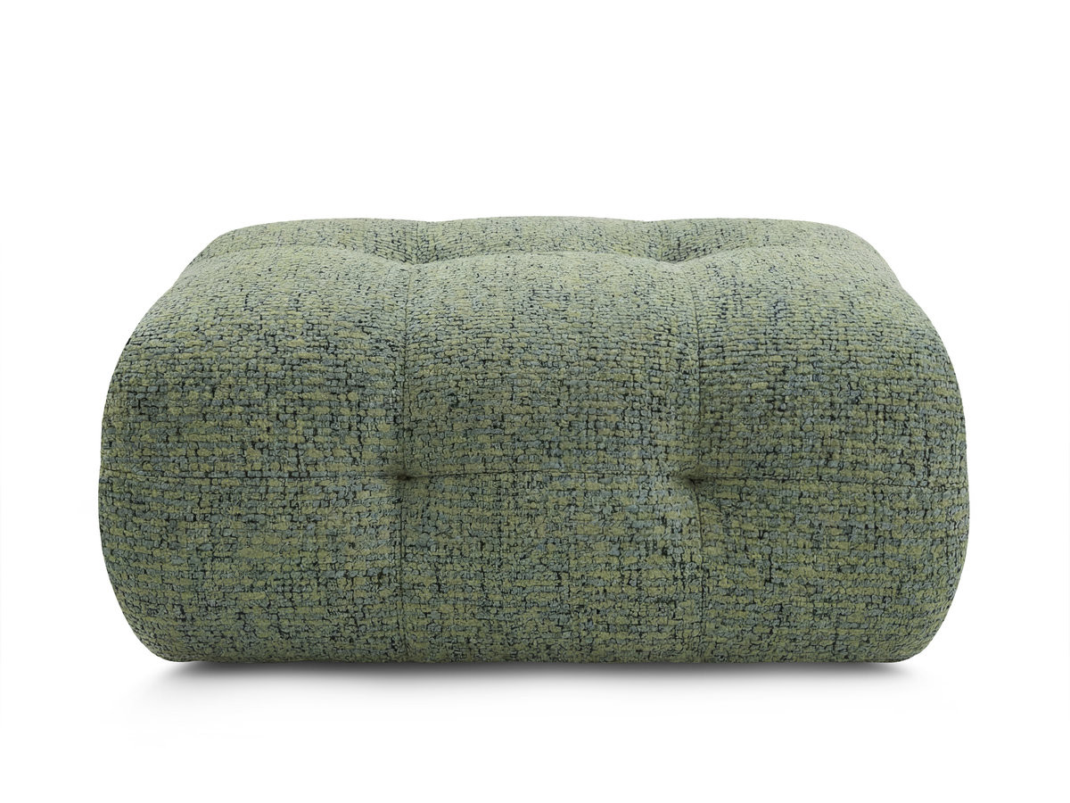 Pouf petit LAURA tissu chiné