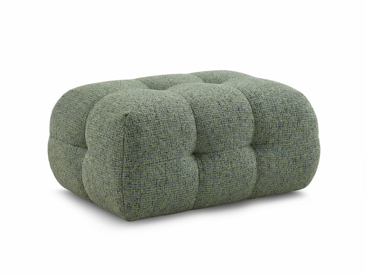 Pouf petit LAURA tissu chiné