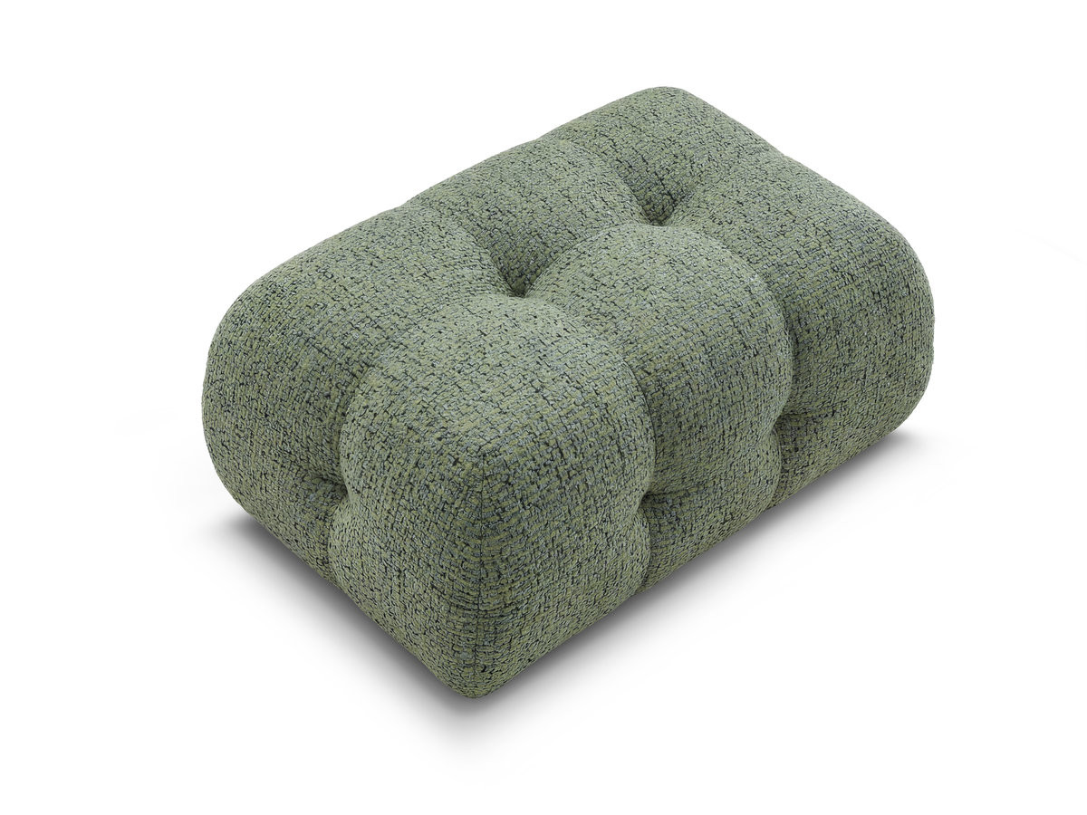 Pouf petit LAURA tissu chiné