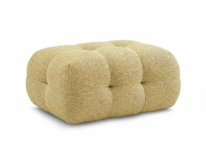 Pouf petit LAURA tissu chiné