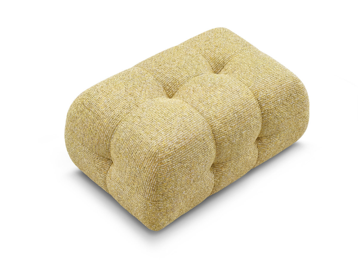 Pouf petit LAURA tissu chiné