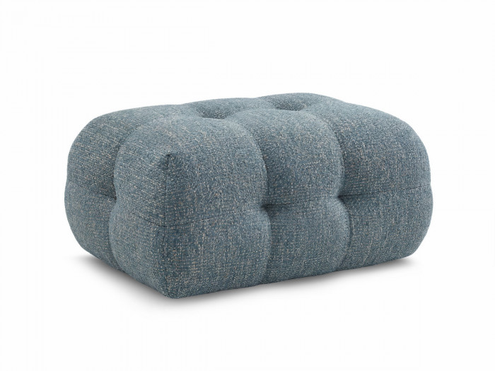 Pouf petit LAURA tissu chiné