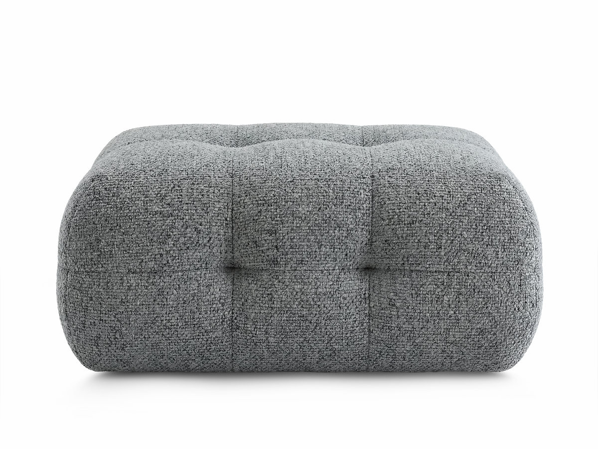 Pouf petit LAURA tissu chiné