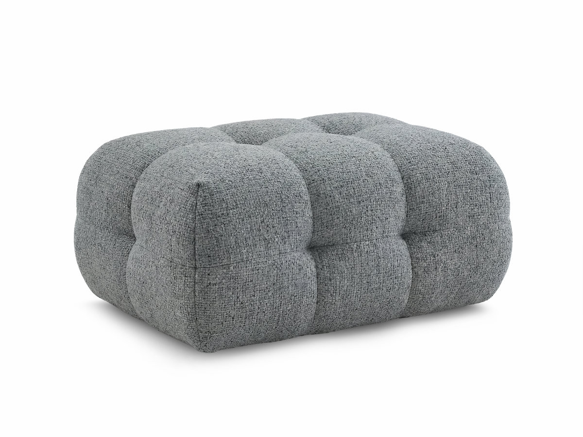 Pouf petit LAURA tissu chiné
