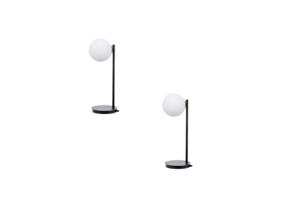 Lot de 2 lampes de chevet SIK en acier