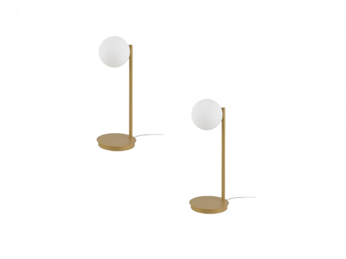 Lot de 2 lampes de chevet SIK en acier