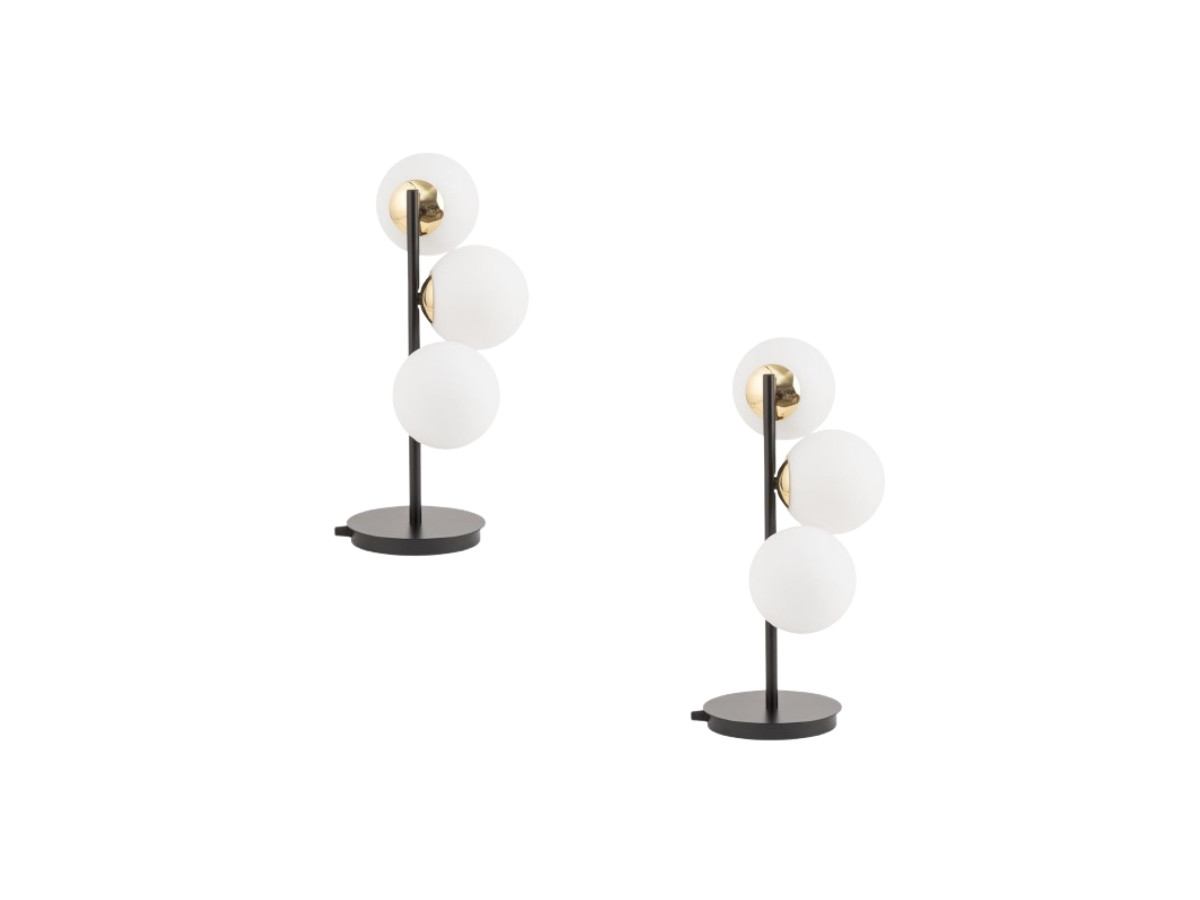 Lot de 2 lampes de chevet LILIO en acier Lot de 2 lampes de chevet LILIO en acier