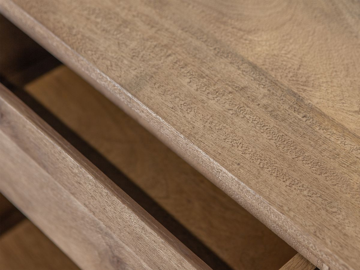 BERGERAC set met dressoir van 190 cm + salontafel van massief mangohout