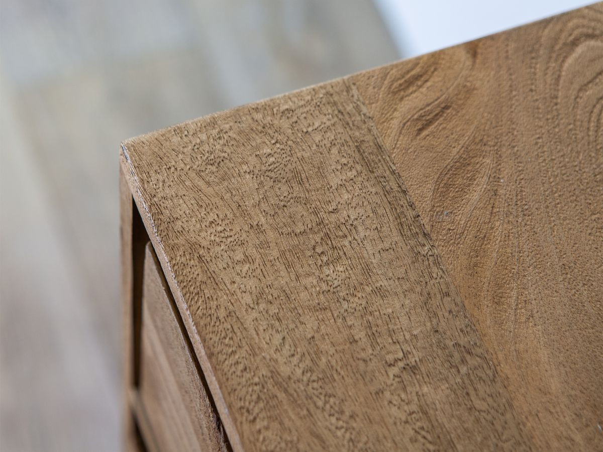 BERGERAC set met dressoir van 190 cm + salontafel van massief mangohout