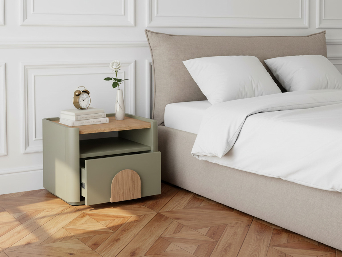 Set van 2 ENYRA nachtkastjes met 1 lade