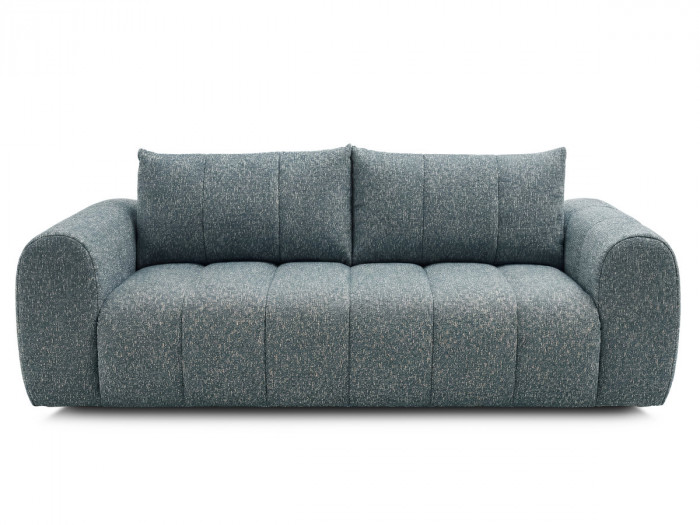 Canapé droit fixe 3 places NESTY tissu chiné