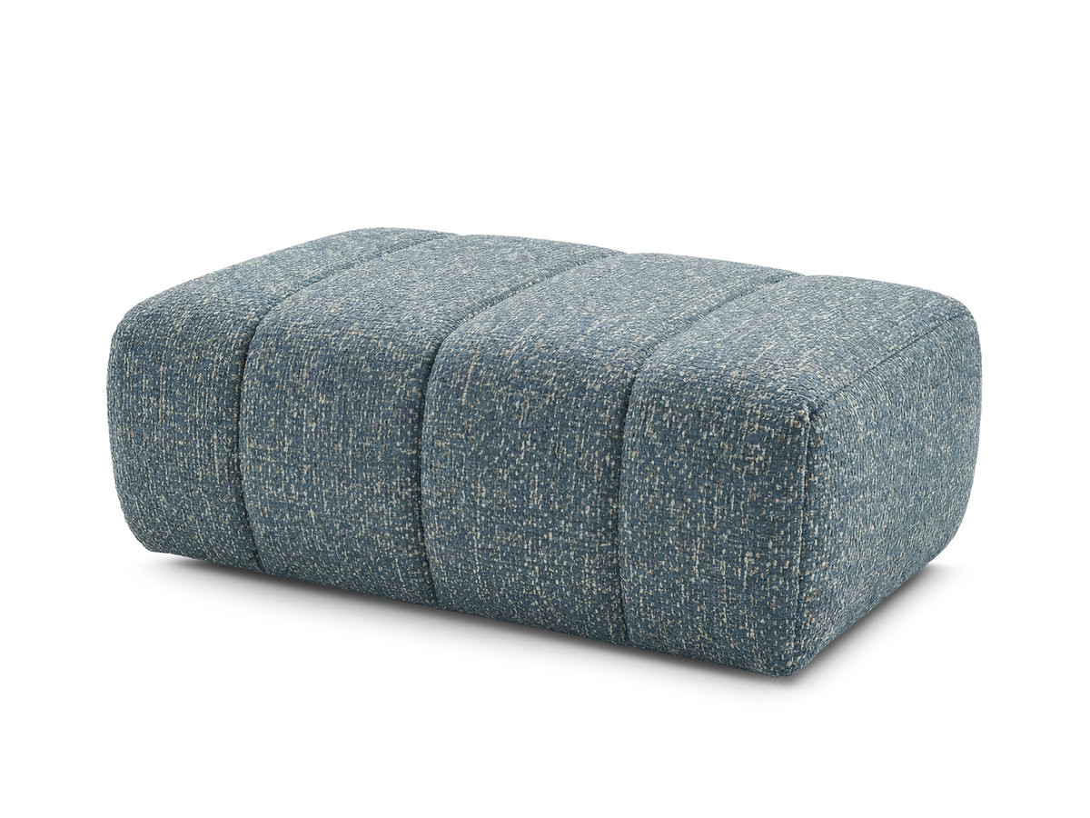 Pouf NESTY chiné bleu — vue 6