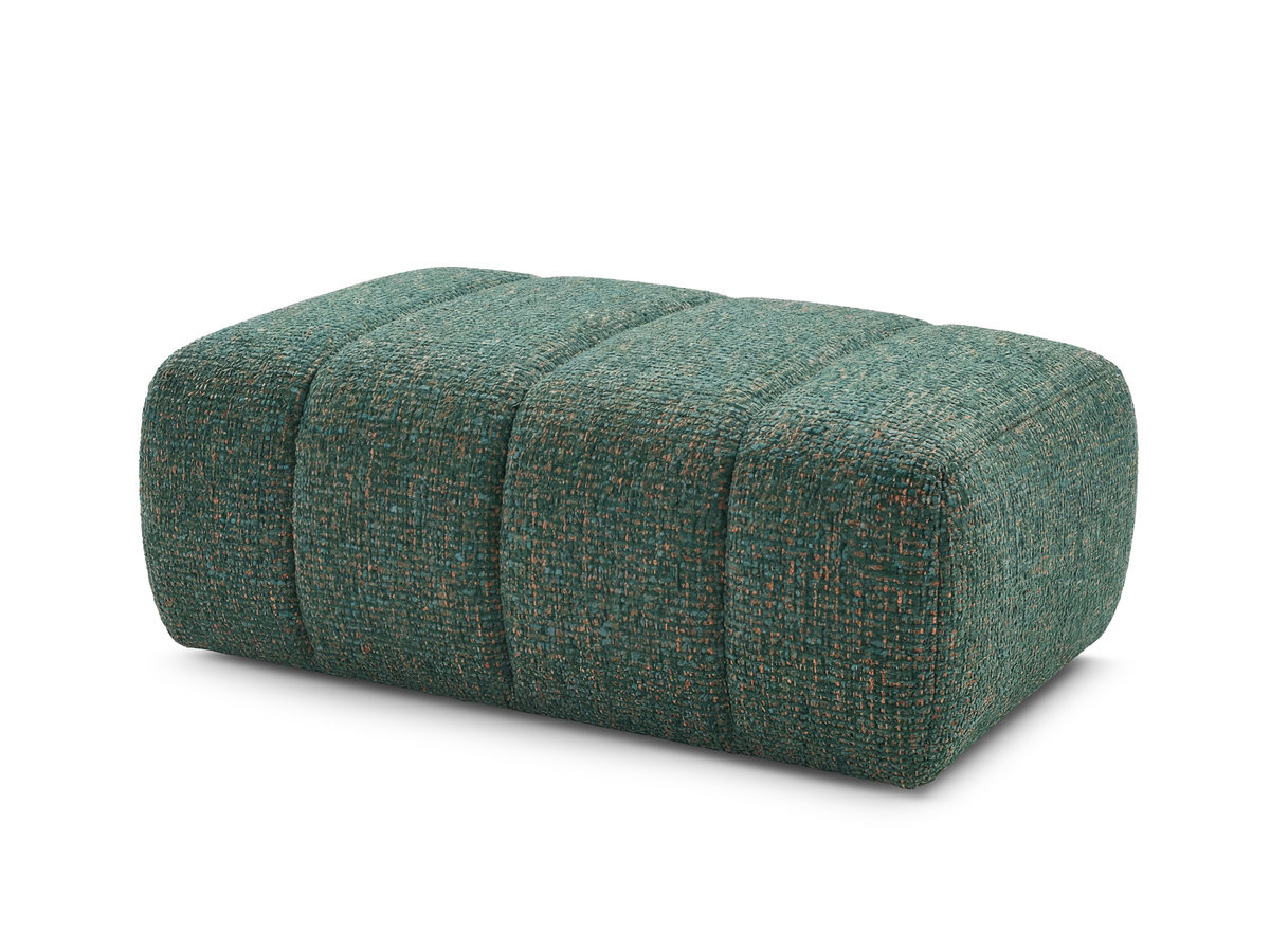 Pouf NESTY chiné vert foncé — vue 6