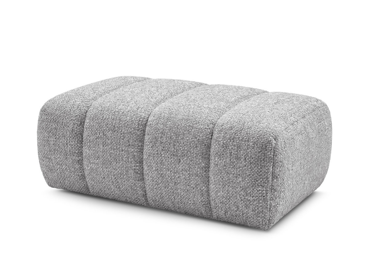 Pouf NESTY chiné gris clair — vue 6