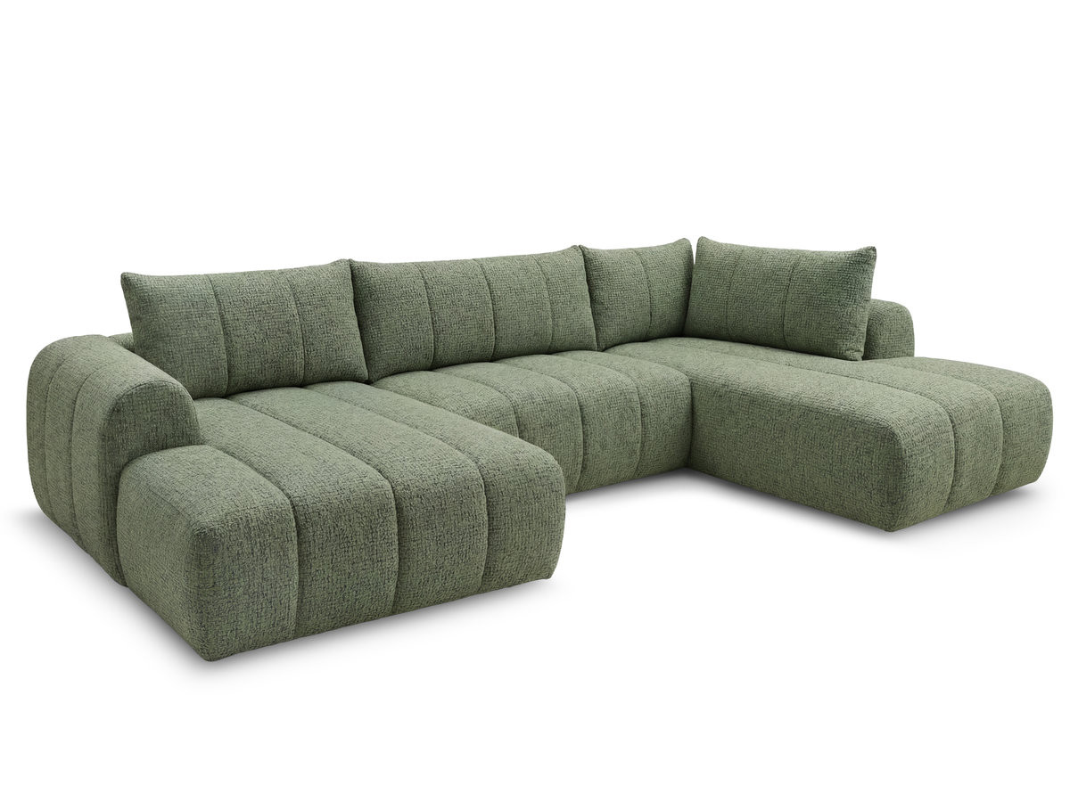 NESTY vaste panoramabank in gemêleerde stof