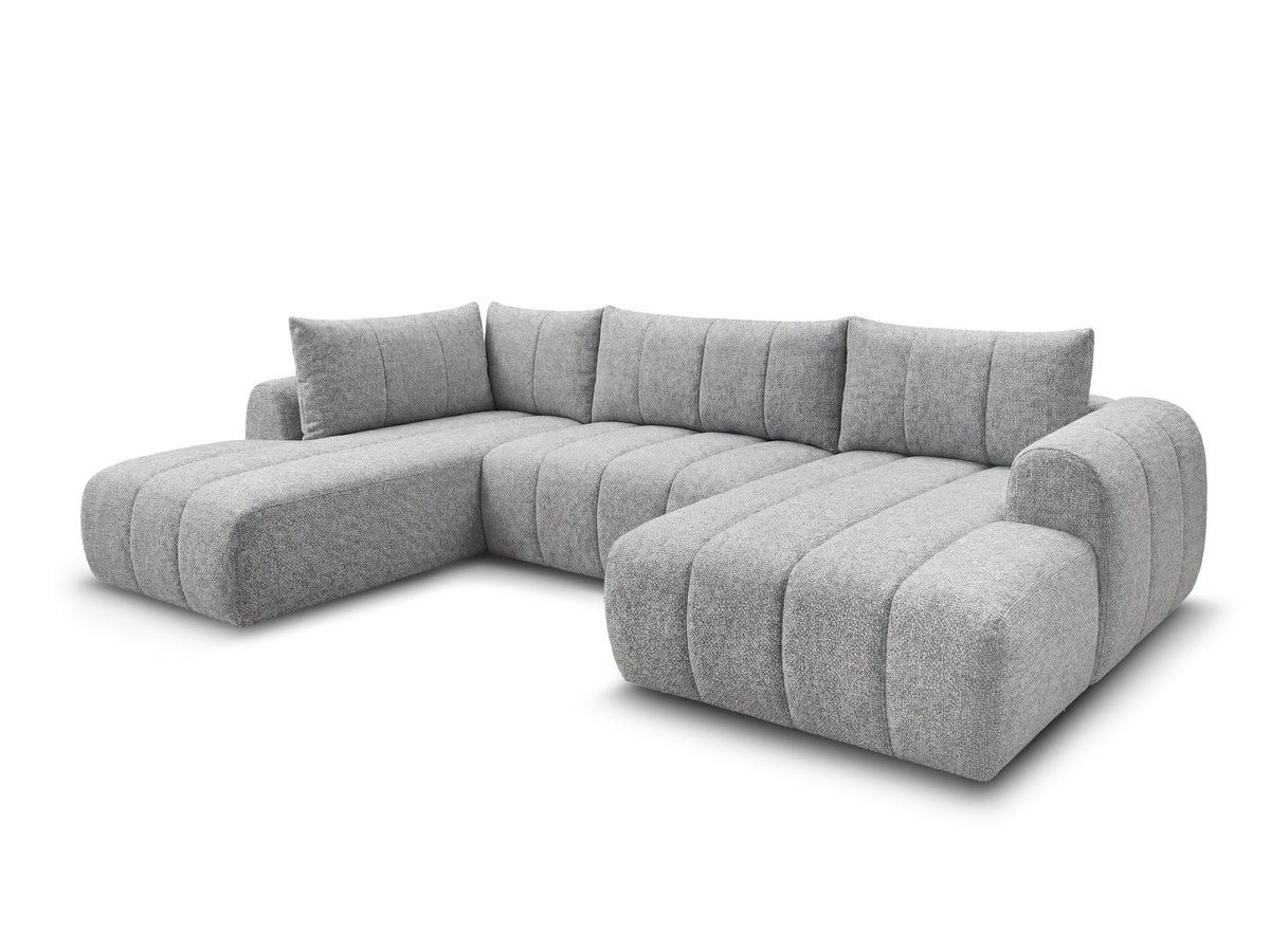 NESTY vaste panoramabank in gemêleerde stof